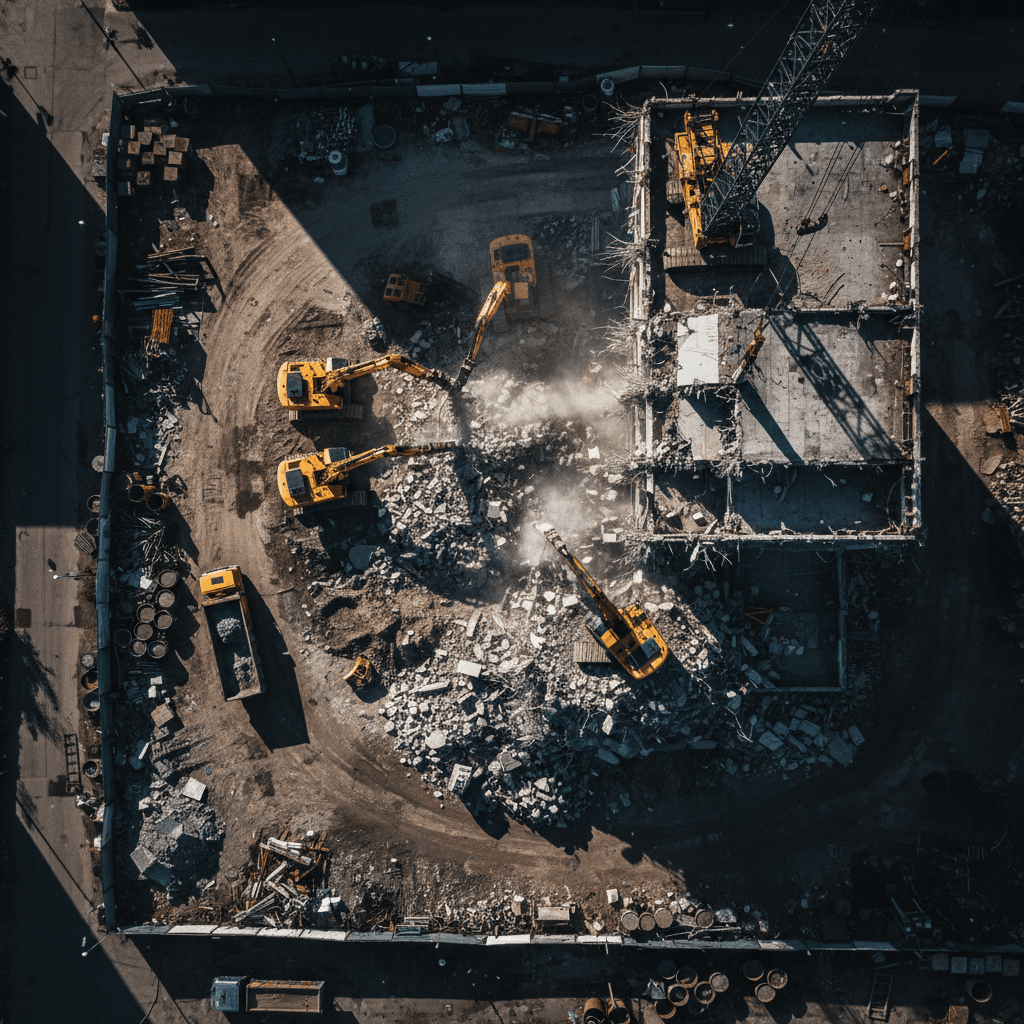 Commercial demolition project
