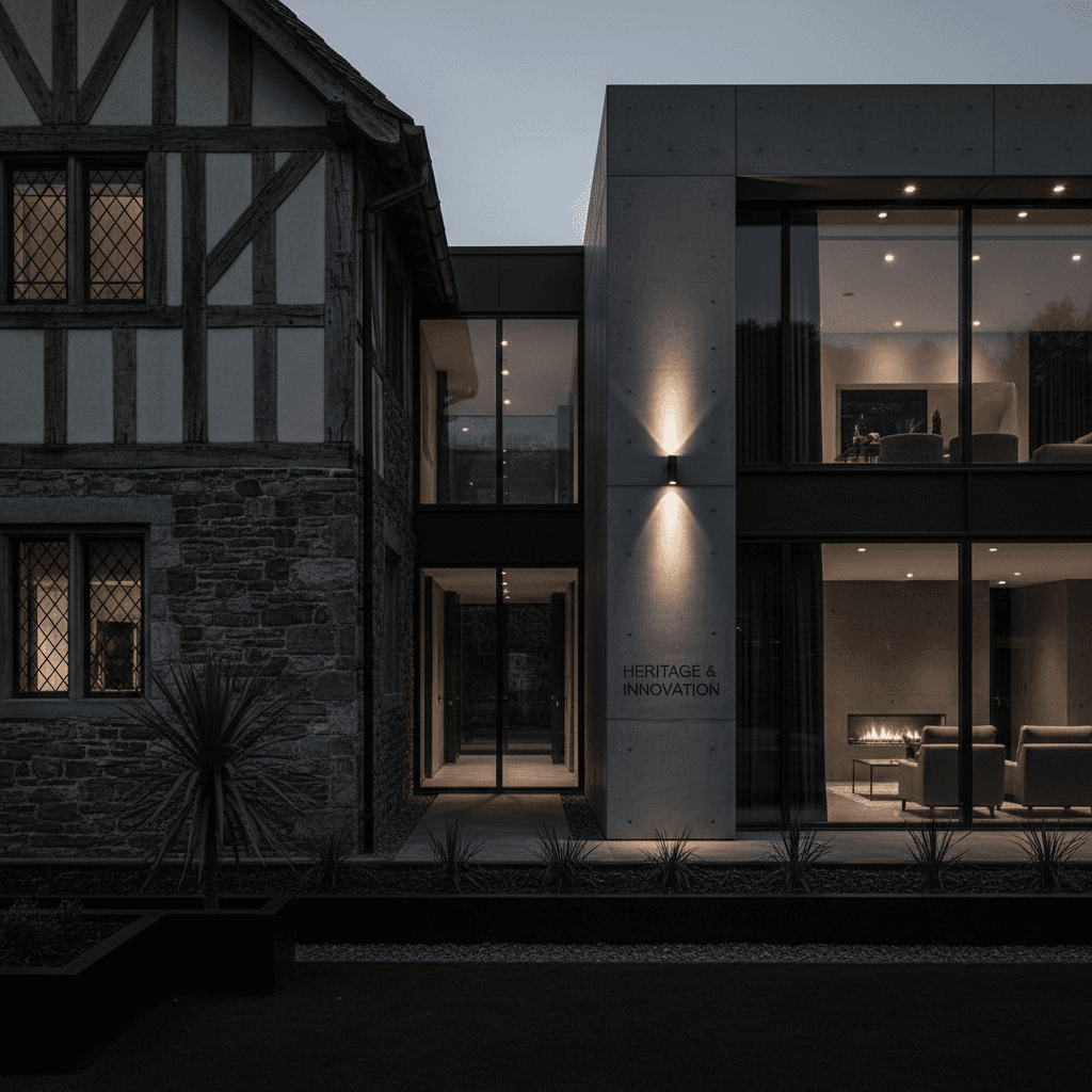 Home addition seamlessly integrated with existing structure